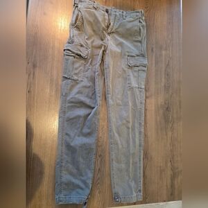 American Eagle Outfitters Men's Khaki Cargo Pants